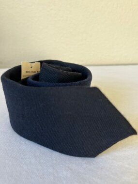 Hugo Boss Wool Tie DARK /BLUE